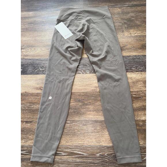 Lululemon Wunder Train High Rise 28” Warm Ash Grey Size 10 NWT - Picture 3 of 7